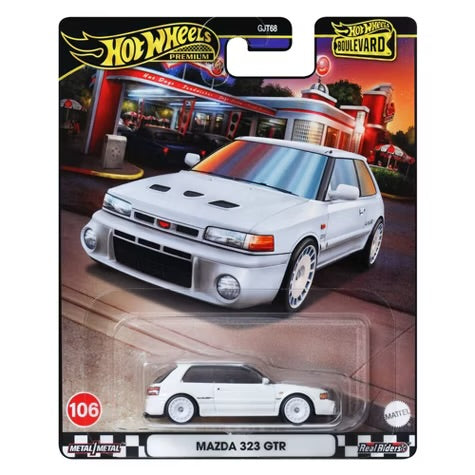 HOTWHEELS PREMIUM BOULEVARD MAZDA 323 GTR